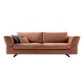 3 seater upholstered fabric sofa Grilli Joe 100 % made in Italy
