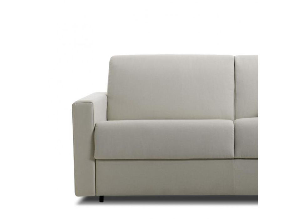 2 or 3 Seater Sofa Bed in Removable Fabric Made in Italy - Geneviev Viadurini