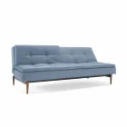 Adjustable blue sofa bed in 3 positions Dublexo Viadurini