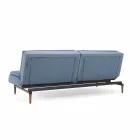Adjustable blue sofa bed in 3 positions Dublexo Viadurini