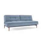 Adjustable blue sofa bed in 3 positions Dublexo Viadurini