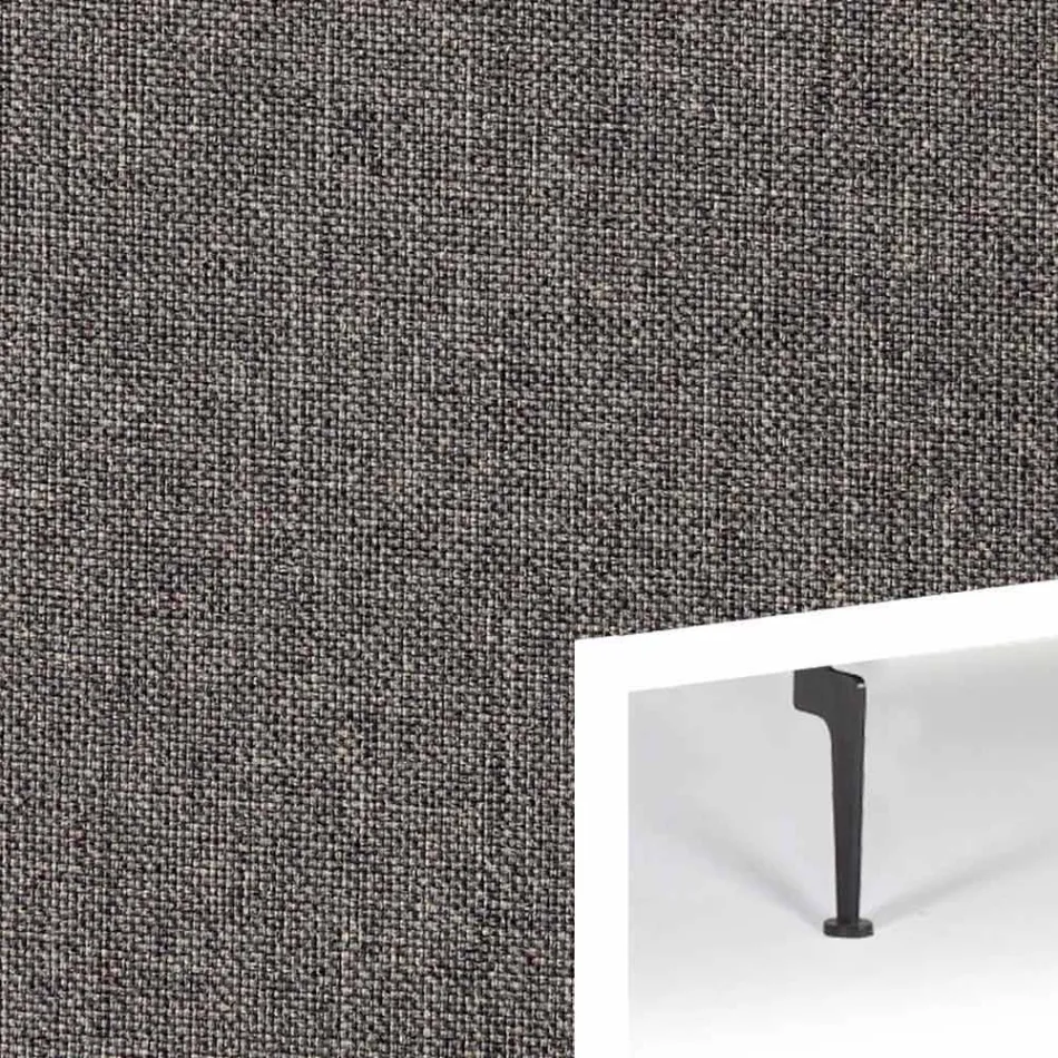 Modern design sofa bed Zeal by Innovation in padded fabric Viadurini