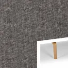 Modern design sofa bed Zeal by Innovation in padded fabric Viadurini