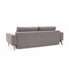 Modern gray sofa bed Idun made in Denmark - Innovation Viadurini