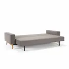 Modern gray sofa bed Idun made in Denmark - Innovation Viadurini