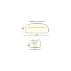 Outdoor Bright Sofa with LED Light in Polyethylene Made in Italy - Ervin Viadurini