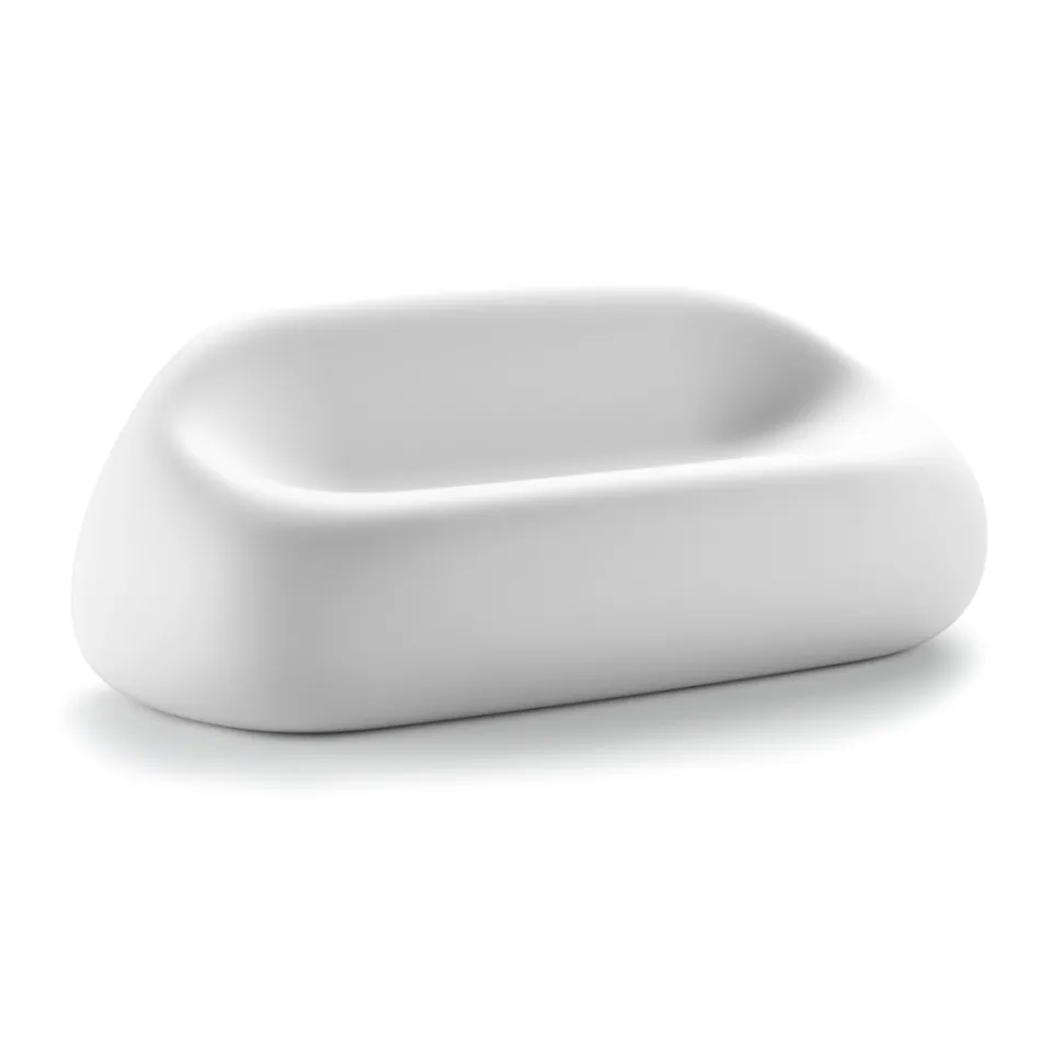 Modern Outdoor Sofa in Polyethylene of Made in Italy Design - Ervin Viadurini