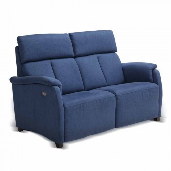 2-seater motorized sofa with 1 electric seat Gelso, modern design