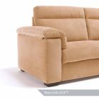 2-seater motorized sofa with 1 Lilia electric seat, made in Italy Viadurini