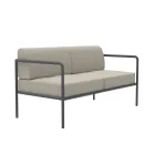 Outdoor Sofa in Steel Various Sizes and Cushions Made in Italy - Arwen Viadurini