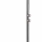 Chromed Stainless Steel Garden Shower with Foot Wash Made in Italy - Marlen Viadurini