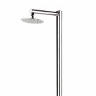 Outdoor Steel Shower with Foot Wash and Timer Made in Italy - Modeo Viadurini