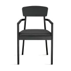 Two Chairs with Eco-Friendly Wood Frame and Padded MDF Seat - Loto Viadurini