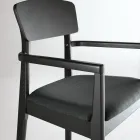 Two Chairs with Eco-Friendly Wood Frame and Padded MDF Seat - Loto Viadurini