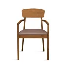 Two Chairs with Eco-Friendly Wood Frame and Padded MDF Seat - Loto Viadurini