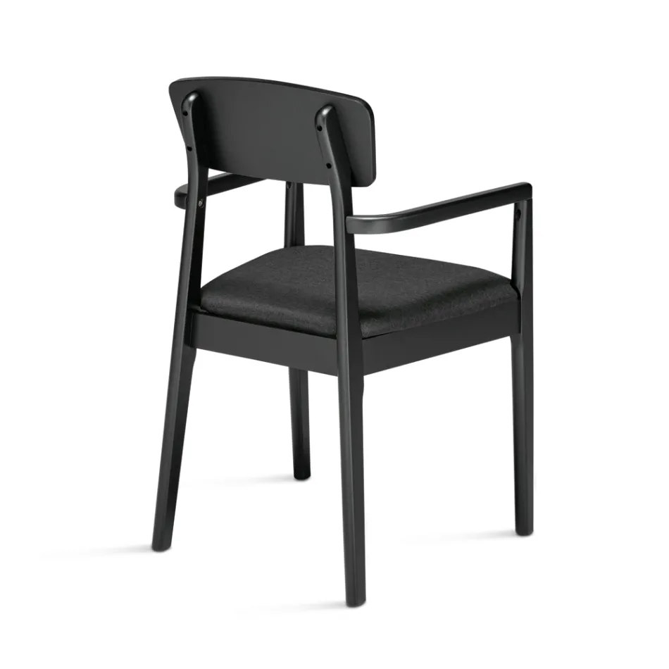 Two Chairs with Eco-Friendly Wood Frame and Padded MDF Seat - Loto Viadurini