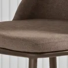 Two Upholstered Chairs with a Metal Frame and a Balanced Design - Silk Viadurini