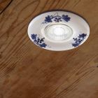 Round Recessed Spotlight in Hand-Decorated Vintage Ceramic - Pescara Viadurini
