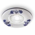 Round Recessed Spotlight in Hand-Decorated Vintage Ceramic - Pescara