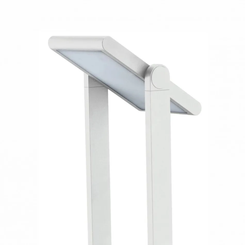 Outdoor Solar Led Spotlight in White or Matt Black Aluminum - Agorio Viadurini