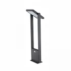 Outdoor Solar Led Spotlight in White or Matt Black Aluminum - Agorio Viadurini