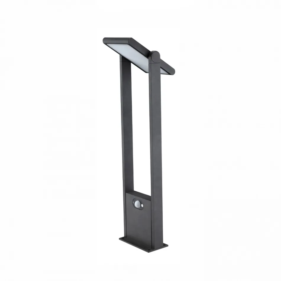 Outdoor Solar Led Spotlight in White or Matt Black Aluminum - Agorio Viadurini