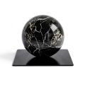 Metal Paperweight with Marble Sphere Made in Italy - Watari
