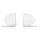 Bookends in Transparent Plexiglass Design with Map 2 Pieces - Aretone Viadurini