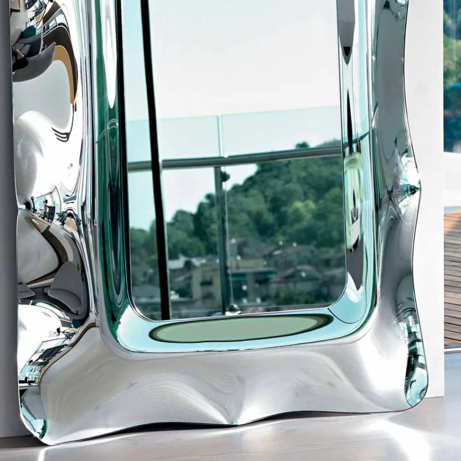 Fiam Italia Dorian floor / wall mirror 202x105cm made in Italy Viadurini