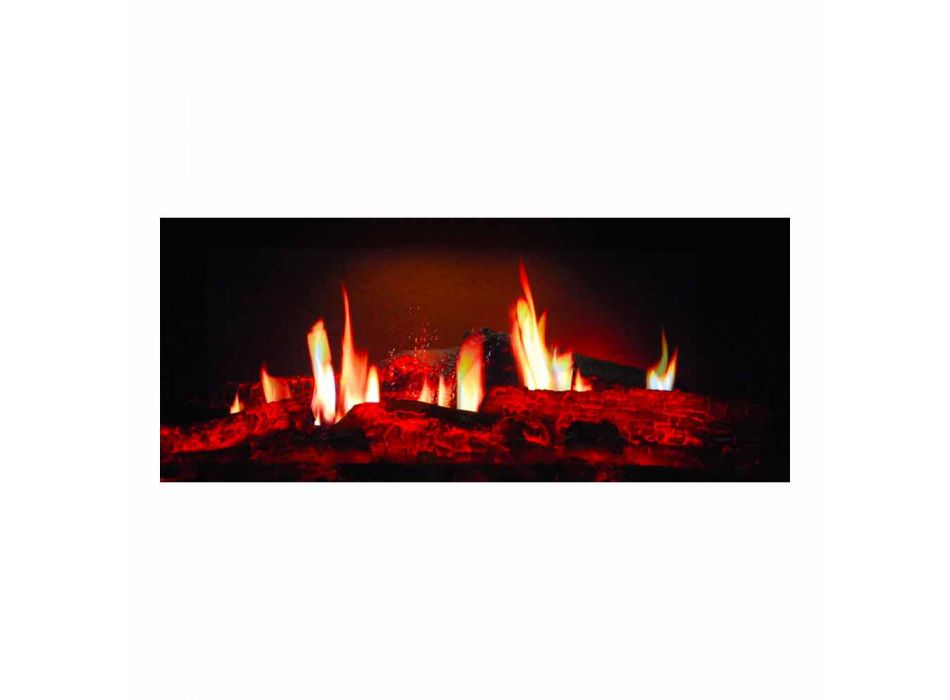 Electric Fireplace Insert High definiton Screen Edimburgh Single Viadurini