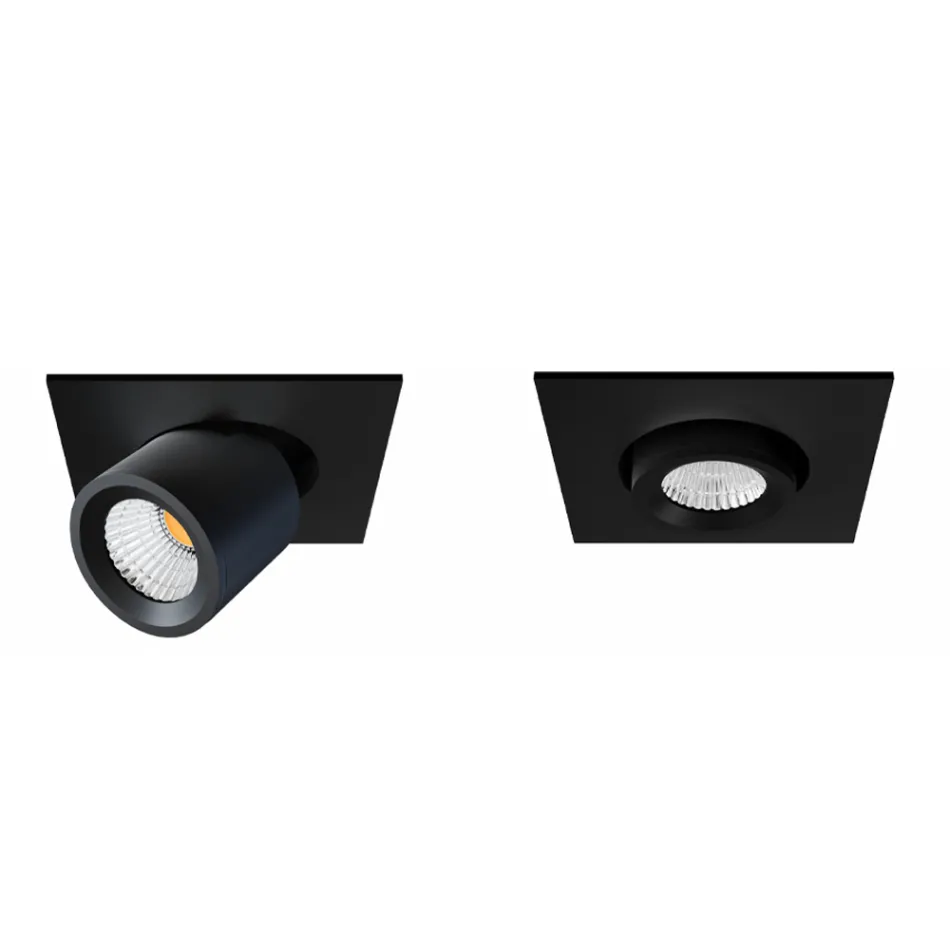Photoprojector Ceiling Lamp in White or Black Aluminum 4 Pieces - Etruscan Viadurini