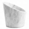 Wine or Champagne Glacette in White Carrara Marble Made in Italy - Ciotti