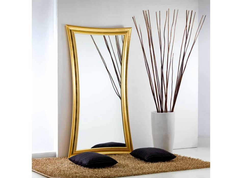 Heart large floor / wall mirror, modern design, 110x197 cm Viadurini