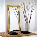 Heart large floor / wall mirror, modern design, 110x197 cm