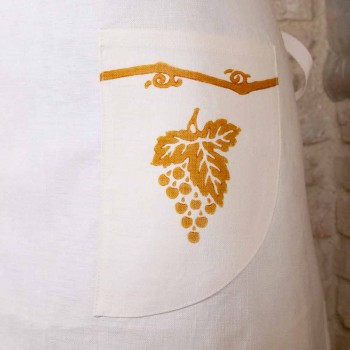 Italian Hand Crafted Linen Apron One Piece - Brands