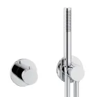 Shower Head and Hand Shower Group with Round or Square Rosette - Kristio Viadurini