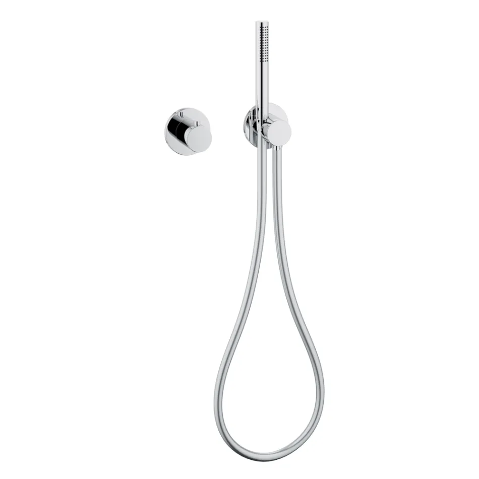 Shower Head and Hand Shower Group with Round or Square Rosette - Kristio Viadurini