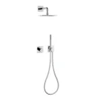 Shower Head and Hand Shower Group with Round or Square Rosette - Kristio Viadurini