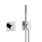 Shower Head and Hand Shower Group with Round or Square Rosette - Kristio Viadurini