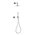 Shower Head and Hand Shower Group with Round or Square Rosette - Kristio