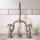 Vintage Mixer Group for Bridge Basin in Brass Made in Italy - Klarisa Viadurini