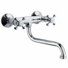 Adjustable Brass Wall Kitchen Washbasin Group Made in Italy - Colmo Viadurini