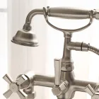 Made in Italy Brass Floor Bathtub Group, Vintage Style - Silvana Viadurini