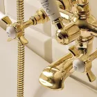 Vintage Style Brass Bathtub Group Made in Italy - Katerina Viadurini