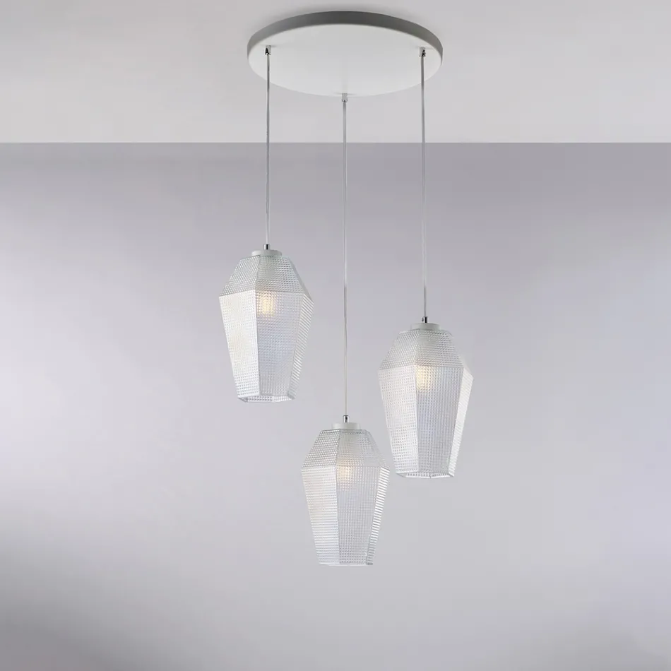 Glass and Metal Designer Lighting Made in Italy for Creating - Libra Viadurini