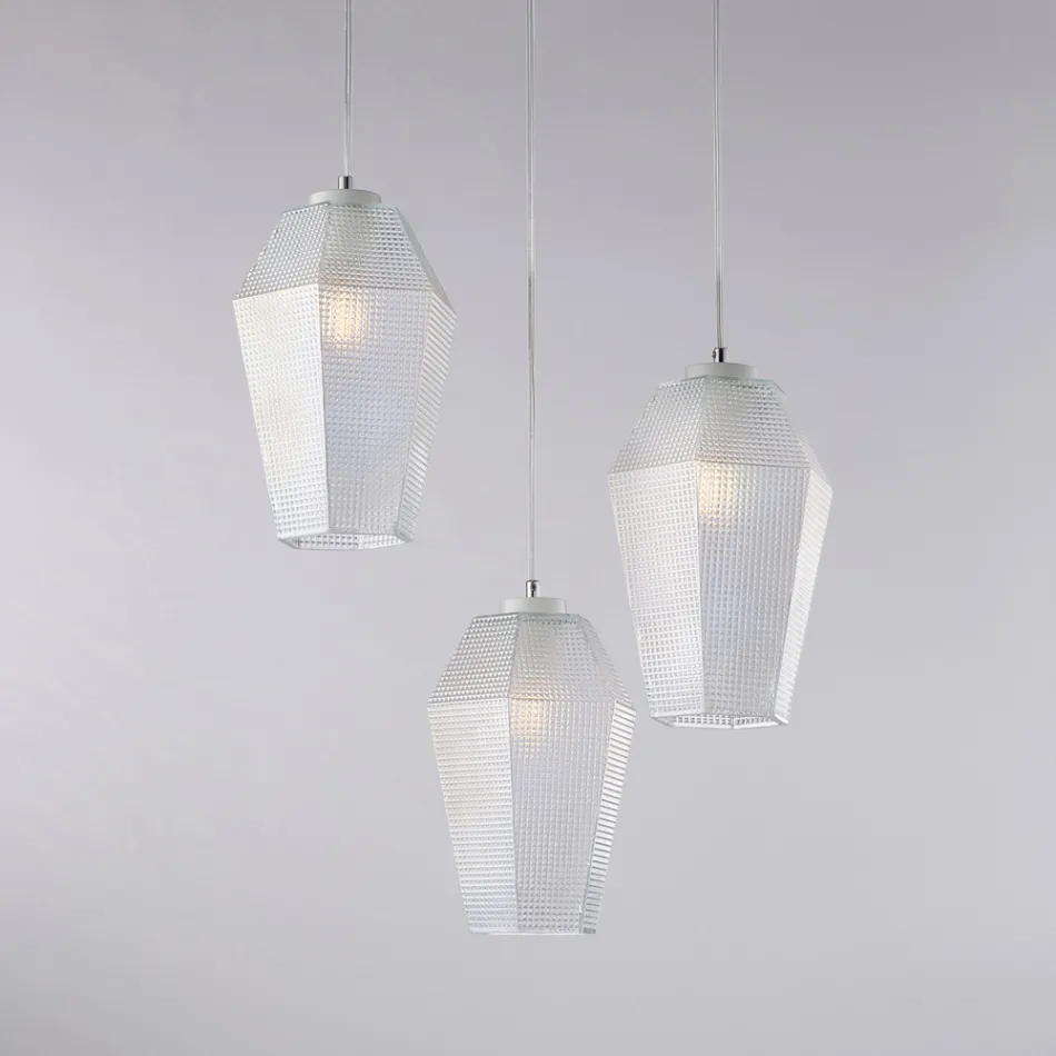 Glass and Metal Designer Lighting Made in Italy for Creating - Libra Viadurini
