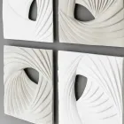 White and Gray Modern Design Decorative Wall Installation - Bossy Viadurini