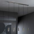 5 Pendant Lamp in Metal Made in Italy - Read