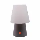 Rechargeable LED Lamp in Colored Plastic for Indoor or Outdoor - Fungostar Viadurini