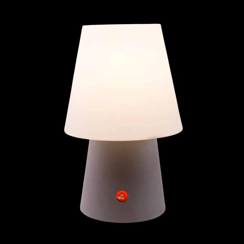 Rechargeable LED Lamp in Colored Plastic for Indoor or Outdoor - Fungostar Viadurini